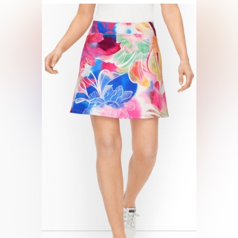 Talbots Floral Performance Skort‎ Women's XS - Picture 2 of 12